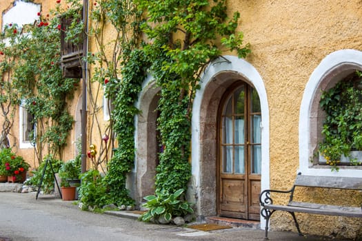Street in Hallstatt in  Austria