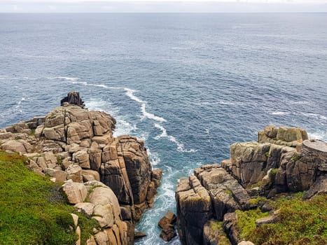 Celtic Sea - a view from Minack Theatre, Porthcurno, Penzance, Cornwall, United Kingdom