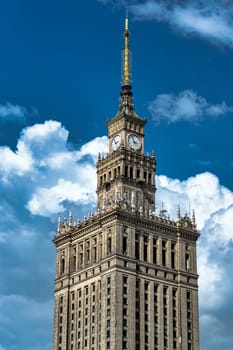 Palace of Culture and Science in Warsaw, Masovia, Poland