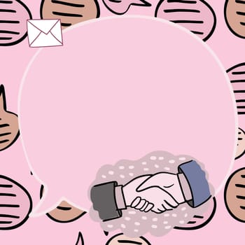 Colleagues Shaking Hands Accomplishing Strong Communication Efforts