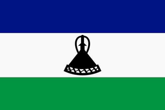 A Lesotho flag background illustration large file blue white