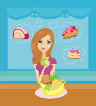 Diet eating temptation
