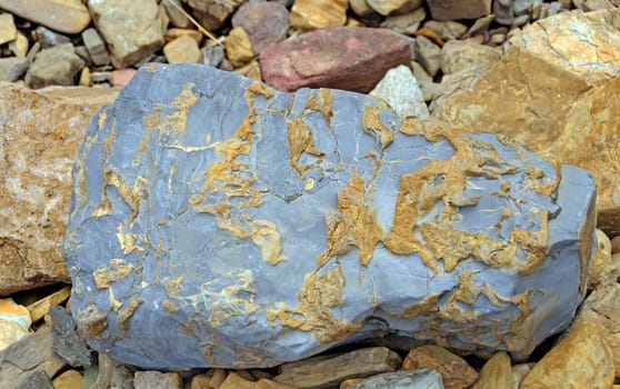 Unique Rock in the Mountains in Glacier National Park in Montana