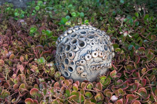 Garden ball, garden ceramics, garden decoration, light ball, handwork