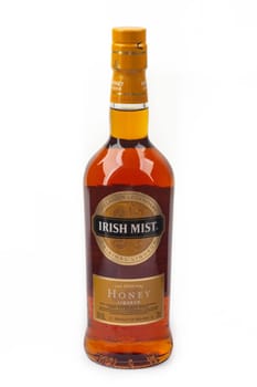 WETZLAR, GERMANY 2022-07-18: Delicious bottle Irish Mist Whisky.