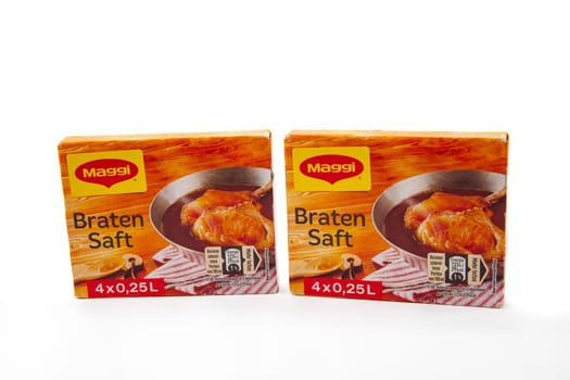 WETZLAR, GERMANY 2022-07-25: MAGGI gravy Basic. MAGGI sauces are ideal companions for classic meat dishes