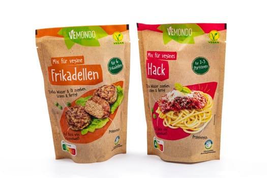 WETZLAR, GERMANY 2022-07-25: Vemondo: LIDL's own brand for vegan meat products.