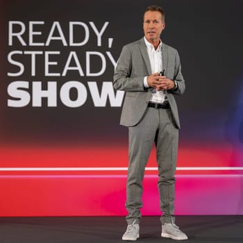 Jörg Bauer (COO MediaMarktSaturn Deutschland) at the IFA 2022 kick-off press conference in the Marshall House.