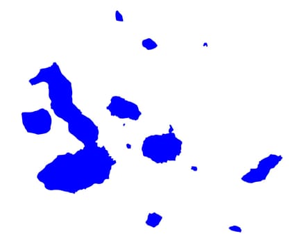 Map of Galapagos Islands