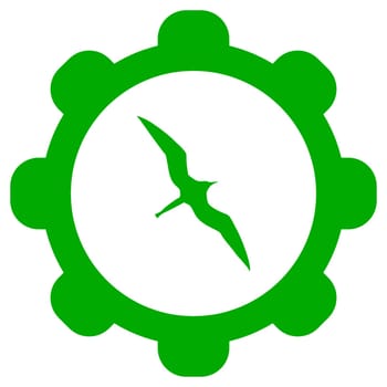 Frigate bird and wheel