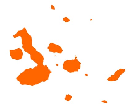 Map of Galapagos Islands