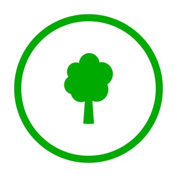 Tree and circle