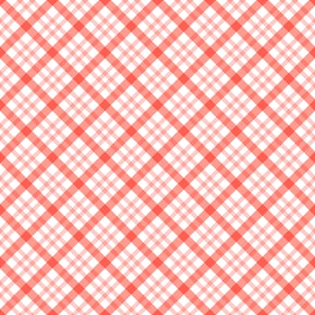 abstract vintage checkered table cloth background colored red