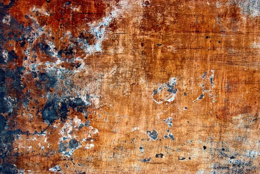 Rusty vintage colored grunge iron textured background
