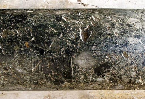 The Structure of a old marble close-up