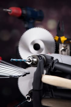 Still life with constructor tools