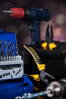 Still life with constructor tools