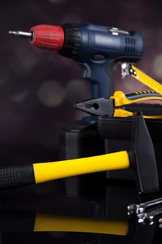 Still life with constructor tools