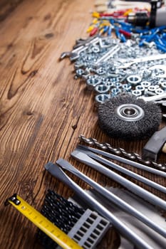 Still life with constructor tools