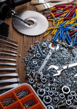 Still life with constructor tools