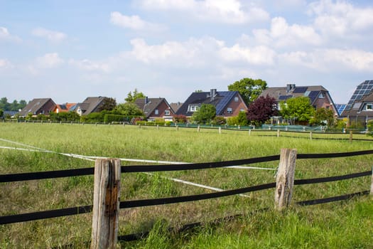 German countryside landscape, Lower Rhine Region