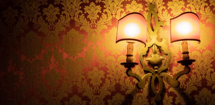 Vintage venetian background. Retro pattern in this old decorative wallpaper.