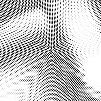 Halftone Pattern. Set of Dots. Dotted Texture on White Background. Overlay Grunge Template. Distress Linear Design. Fade Monochrome Points. Pop Art Backdrop.