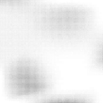Halftone Pattern. Set of Dots. Dotted Texture on White Background. Overlay Grunge Template. Distress Linear Design. Fade Monochrome Points. Pop Art Backdrop.