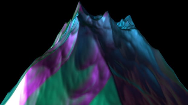 Landscape. Computer generated 3d render