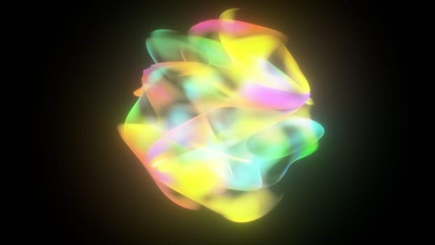 Magic orb. Computer generated 3d render