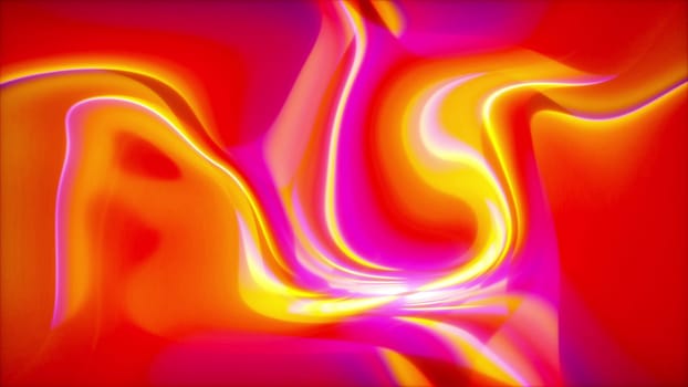 Neon wave. Computer generated 3d render