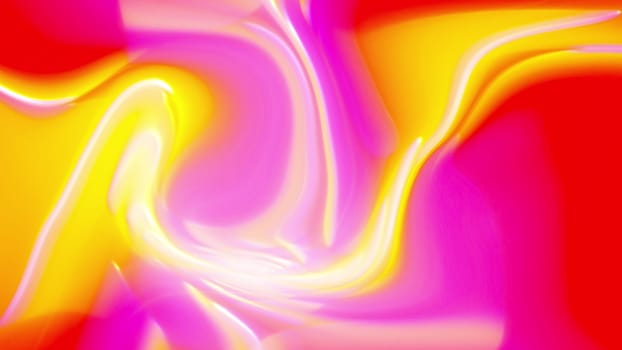 Neon wave. Computer generated 3d render