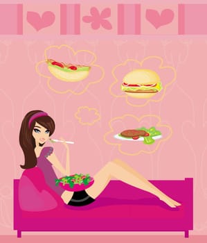 Diet eating temptation