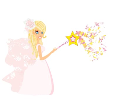 beautiful fairy vector graphic