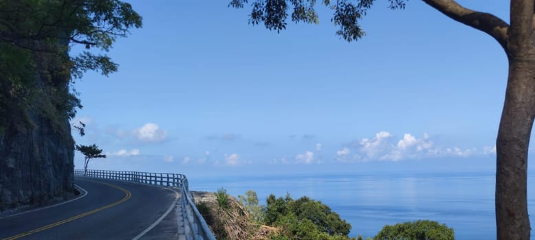 Suhua Highway, Yilan - Aug 29, 2022 : Chingshui Ocean cliffs are the highest coastal cliffs in Taiwan