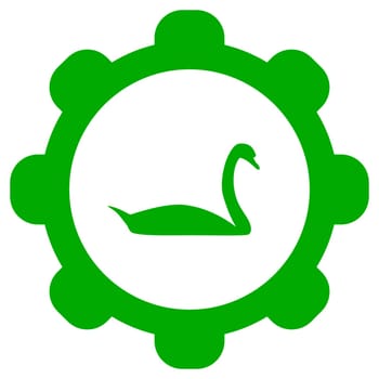 Swan and wheel