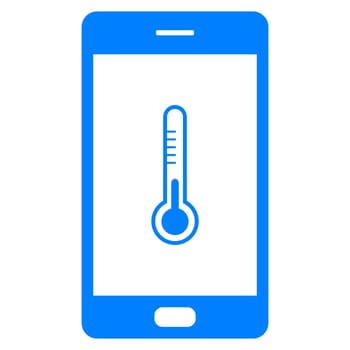 Thermometer and smartphone
