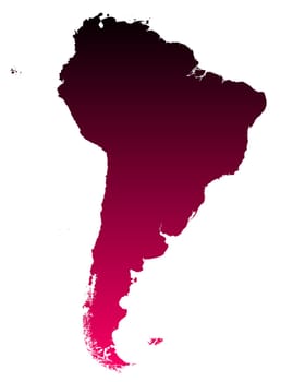 Map of South America