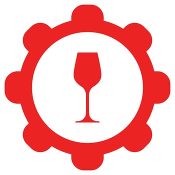 Wine glass and wheel