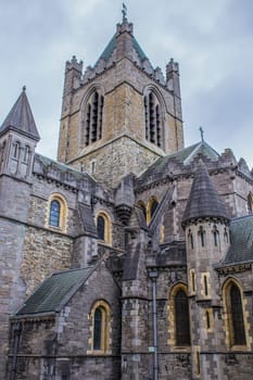 Christ Church Cathedral, elder of the capital citys two medieval cathedrals, Dublin, Ireland