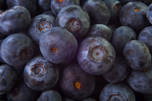 blueberries whortleberry bilberry fruits organic berries close-up macro fresh vegan food background