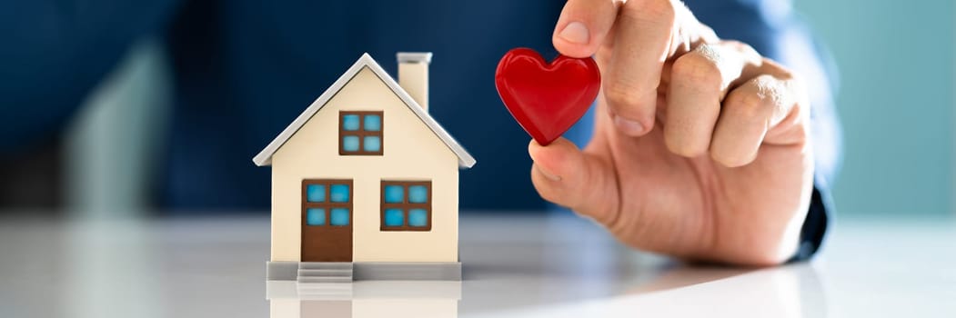 Home Love Concept. Residential House Property Care