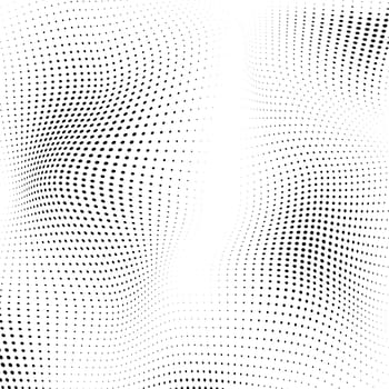 Halftone Pattern. Set of Dots. Dotted Texture on White Background. Overlay Grunge Template. Distress Linear Design. Fade Monochrome Points. Pop Art Backdrop.