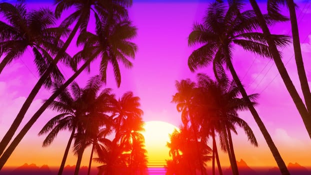 3D illustration Background for advertising and wallpaper in 80s retro and sci fi pop art scene. 3D rendering in decorative concept.