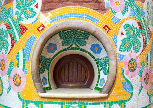 Palace of Catalan Music or Palau de la Musica Catalana. Former ticket box