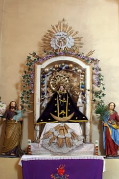 Altar of Our Lady of Moravia in the parish Church of St. Margaret in Dubrava, Croatia