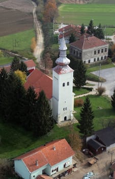 Parish church of St. George in Durdic, Croatia