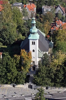 Saint John the Baptist church in Zagreb, Croatia
