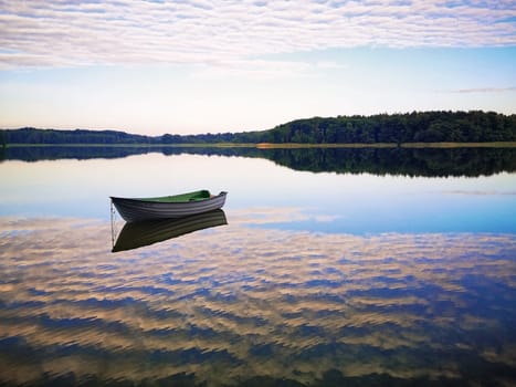 Dawn at Lübbesee near Templin, Brandenburg, Germany