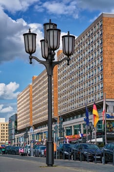 Shopping arcade on Rathausstrasse in Berlin-Mitte, Germany